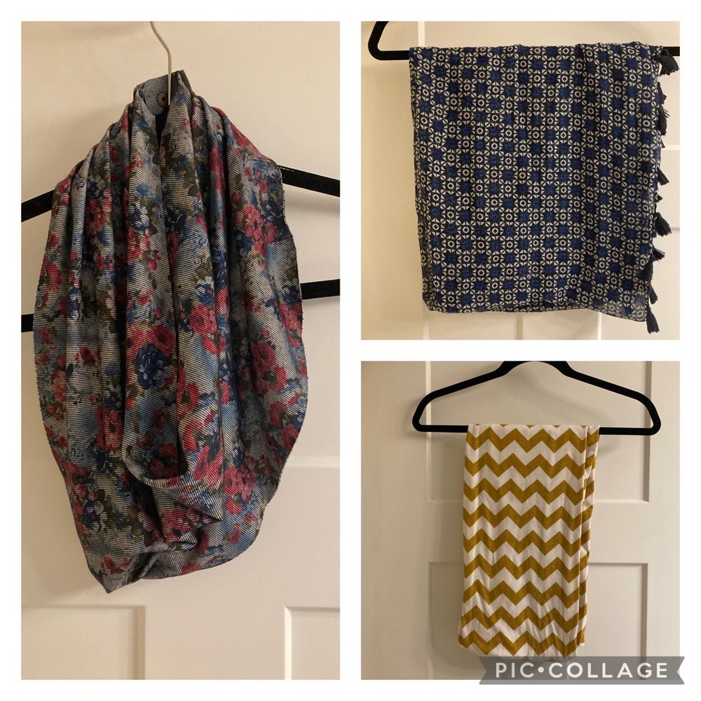 3 Infinity Scarves Bundle
